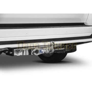 Фаркоп, шар F, с нерж. накладкой, 1500/75 кг. Rival для Toyota Land Cruiser 200 (Executive, TRD) 2007-