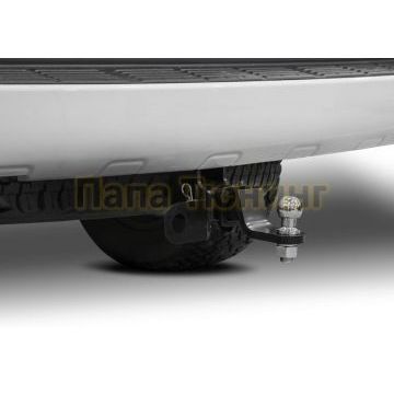 Фаркоп, 2007-, шар Е, 2500/120 кг. с подрезкой бампера. Rival для Toyota Land Cruiser 200 (кроме Executive, TRD) 2007-