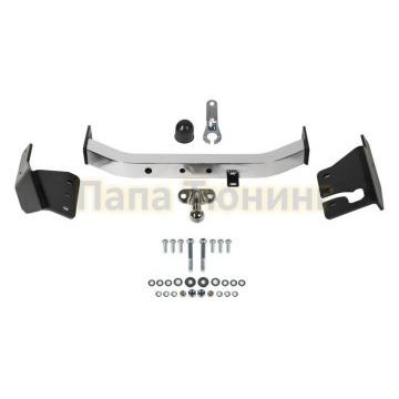 Фаркоп, шар F, с нерж. накладкой, 1500/75 кг. Rival для Toyota Fortuner (кроме TRD) 2017-