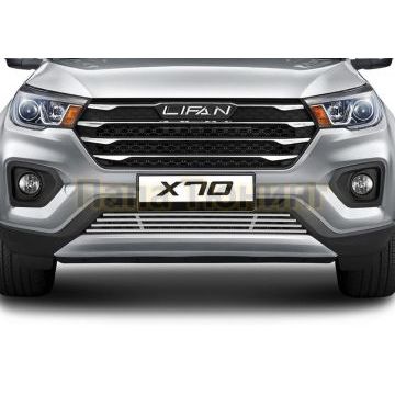 Решетка бампера d10 Rival для Lifan X70 2018-