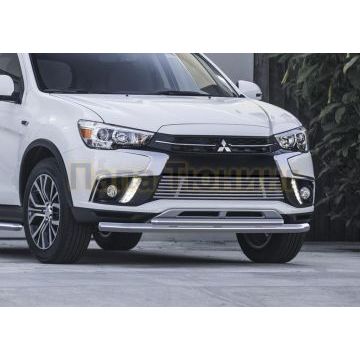 Решетка бампера d10 Rival для Mitsubishi ASX 2017-