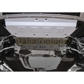 Комплект защит радиатор + КПП алюминий 4 мм RIVAL для BMW 3-series (G20), V - 2.0d; 3.0 (387 л.с.); полный привод 2019-