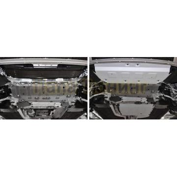 Комплект защит радиатор + КПП алюминий 4 мм RIVAL для BMW 3-series (G20), V - 2.0d; 3.0 (387 л.с.); полный привод 2019-