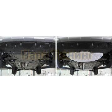 Комплект защит картер + КПП + топливный бак + редуктор алюминий 4 мм RIVAL для Toyota Rav4 (XA50), V - 2.0; 2.5 2019-