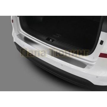 Накладка на задний бампер (1 шт.) Rival для Hyundai Tucson, III рестайлинг 2018-