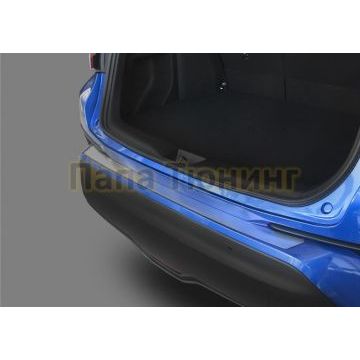 Накладка на задний бампер (1 шт.) Rival для Toyota C-HR 2018-