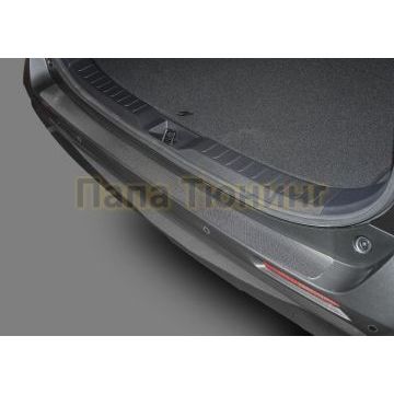 Накладка на задний бампер (1 шт.) Rival для Toyota RAV4 2019-