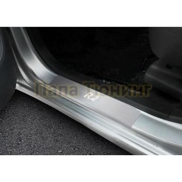 Накладки порогов  (2 шт.) Rival для Ravon R2 2016-