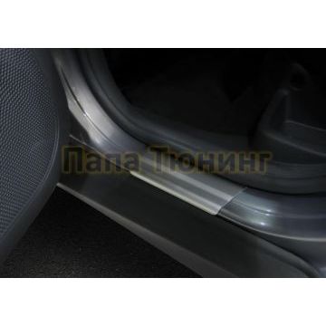 Накладки порогов  (4 шт.) Rival для Ford Focus III 2015-