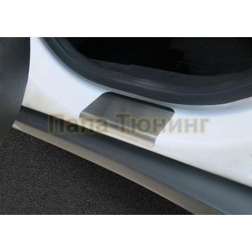 Накладки порогов  (4 шт.) Rival для Ford Ecosport 2014-