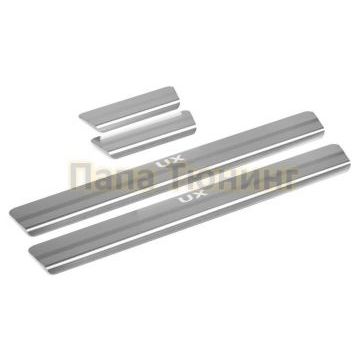 Накладки порогов  (4 шт.) Rival для Lexus UX 2018-