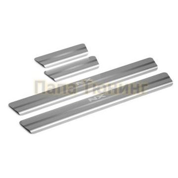 Накладки порогов  (4 шт.) Rival для Lexus NX 2017-