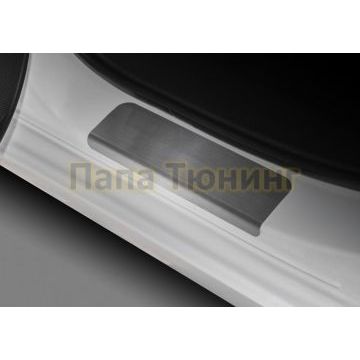 Накладки порогов  (4 шт.) Rival для Mazda 6 GJ, GJ рестайлинг 2012-2015 / 2015-2018 / 2018-