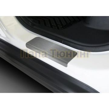 Накладки порогов  (4 шт.) Rival для Mitsubishi Eclipse Cross 2018-