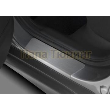 Накладки порогов  (4 шт.) Rival для Mitsubishi ASX I / I рестайлинг / I рестайлинг 2 / I рестайлинг 3 2010-2013 / 2012-2016 / 2016-