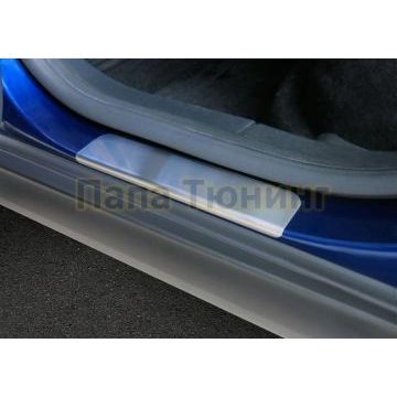 Накладки порогов  (4 шт.) Rival для Skoda Yeti 2013-