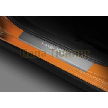 Накладки порогов  (4 шт.) Rival для Subaru XV 2017-