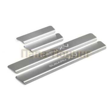 Накладки порогов  (4 шт.) Rival для Subaru XV 2017-