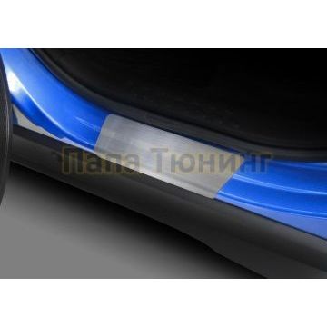 Накладки порогов  (4 шт.) Rival для Toyota C-HR 2018-