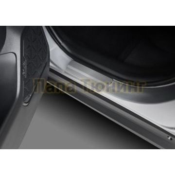 Накладки порогов  (4 шт.) Rival для Toyota RAV4 2019-