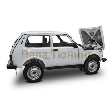 Амортизаторы капота, 1 шт. АвтоУпор для Lada 4x4, V=1.7i,I рестайлинг (3 дв., 5 дв.) 2006 -