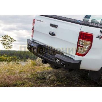 Внедорожные аксессуары Бампер силовой передний AL (черный) Rival для Ford Ranger 2011-2015, 2015-