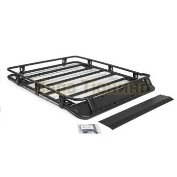 Экспедиционный багажник AL (черный) без крепежа Rival для Volkswagen Amarok 2010-/Toyota Hilux Revo/Rocco (Exclusive) 2015-/Mitsubishi L200, V - все 2015-/Ford Ranger 2011-2015, 2015-