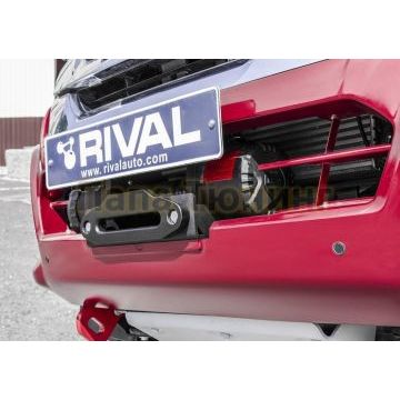 Кронштейн лебедки в штатный бампер Rival для Isuzu D-MAX 2019-