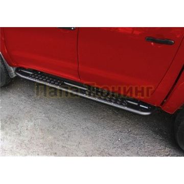 Крепеж к силовым порогам Rival для Toyota Hilux Vigo, АКПП 2011-2015