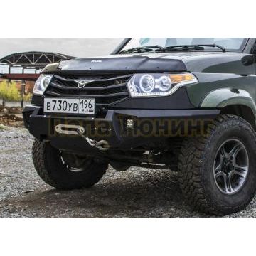 Бампер силовой передний ST Rival для UAZ Patriot 2014-