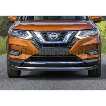 Защита переднего бампера d57 Rival для Nissan X-Trail T32 2018-