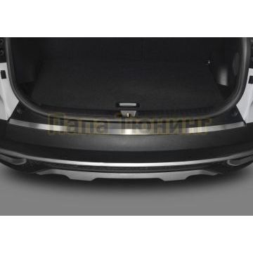 Накладка на задний бампер (1 шт.) Rival для Kia Seltos 2020-