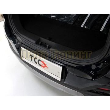 Накладки на задний бампер (лист зеркальный) 2шт ТСС для Chery Tiggo 8 2020- Накладки на задний бампер (лист зеркальный) 2шт ТСС для Chery Tiggo 8 2020-