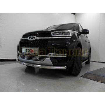 Защита передняя нижняя 60,3 мм ТСС для Chery Tiggo 8 2020-