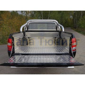 Защитный алюминиевый вкладыш в кузов автомобиля (без борта и дна) ТСС для Fiat Fullback 2016- Защитный алюминиевый вкладыш в кузов автомобиля (без борта и дна) ТСС для Fiat Fullback 2016-