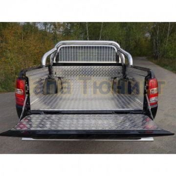 Защитный алюминиевый вкладыш в кузов автомобиля (без борта) ТСС для Fiat Fullback 2016- Защитный алюминиевый вкладыш в кузов автомобиля (без борта) ТСС для Fiat Fullback 2016-