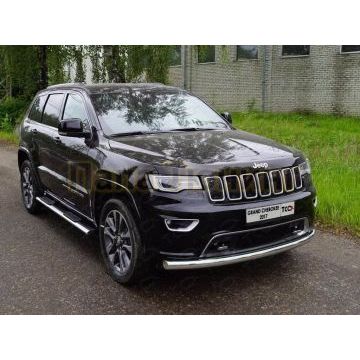 Защита передняя нижняя 76,1 мм ТСС для Jeep Grand Cherokee 2017-