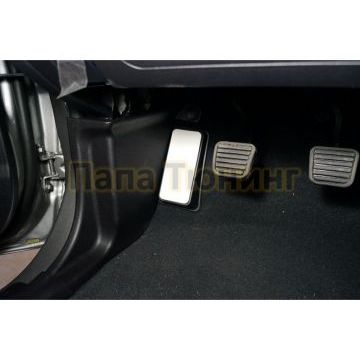 Накладка площадки левой ноги (лист алюминий 4мм) ТСС для Haval H5 2020- Накладка площадки левой ноги (лист алюминий 4мм) ТСС для Haval H5 2020-