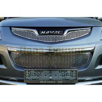 Решетка радиатора нижняя (лист) ТСС для Haval H5 2020-