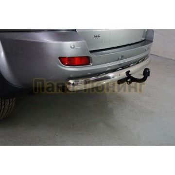 Защита задняя (овальная) 75х42 мм ТСС для Haval H5 2020-2024