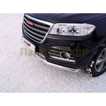 Защита передняя нижняя 60,3 мм ТСС для Haval H6 2015-