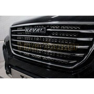 Решетка радиатора внутренняя (лист) ТСС для Haval H9 2017-