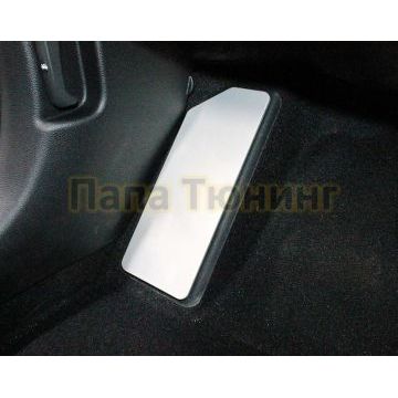 Накладка площадки левой ноги (лист алюминий) ТСС для Kia Seltos 2020- Накладка площадки левой ноги (лист алюминий) ТСС для Kia Seltos 2020-