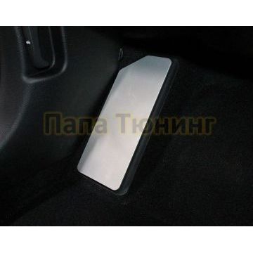 Накладка площадки левой ноги (лист алюминий 4мм) ТСС для Kia Soul 2019-