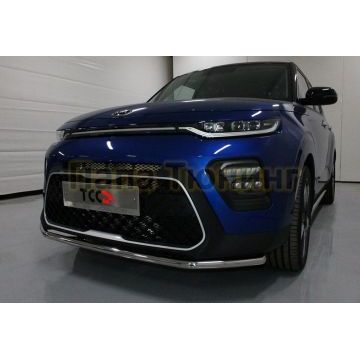 Защита передняя нижняя 42,4 мм ТСС для Kia Soul 2019-