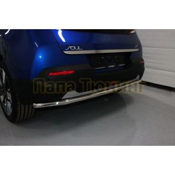 Защита задняя 42,4 мм ТСС для Kia Soul 2019-