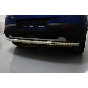 Защита задняя 60,3 мм ТСС для Kia Soul 2019-