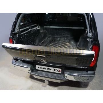 Накладка на задний борт (лист шлифованный) ТСС для Mercedes-Benz X-Class 2018-