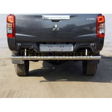 Защита задняя (центральная) 76,1 мм ТСС для Mitsubishi L200 2019-
