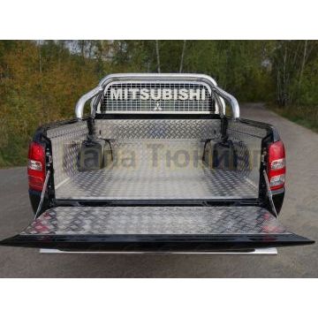 Защитный алюминиевый вкладыш в кузов автомобиля (комплект) ТСС для Mitsubishi L200 2019-